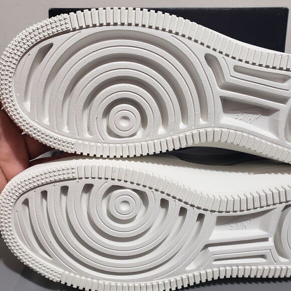 Nike Women's Sz 10 Air Force 1 PLT .AF. ORM Summit White Silver DJ9946-101 NEW - Picture 6 of 13